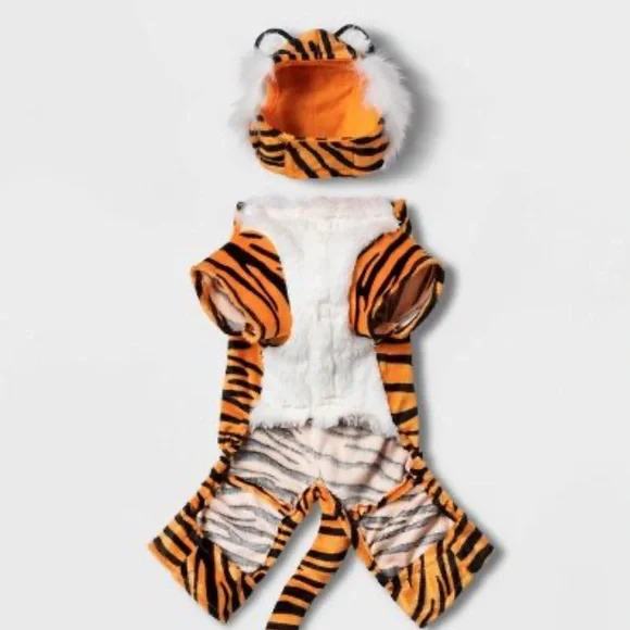 NEW Hyde and Eek tiger set dog or cat Halloween costume size M - Picture 9 of 9